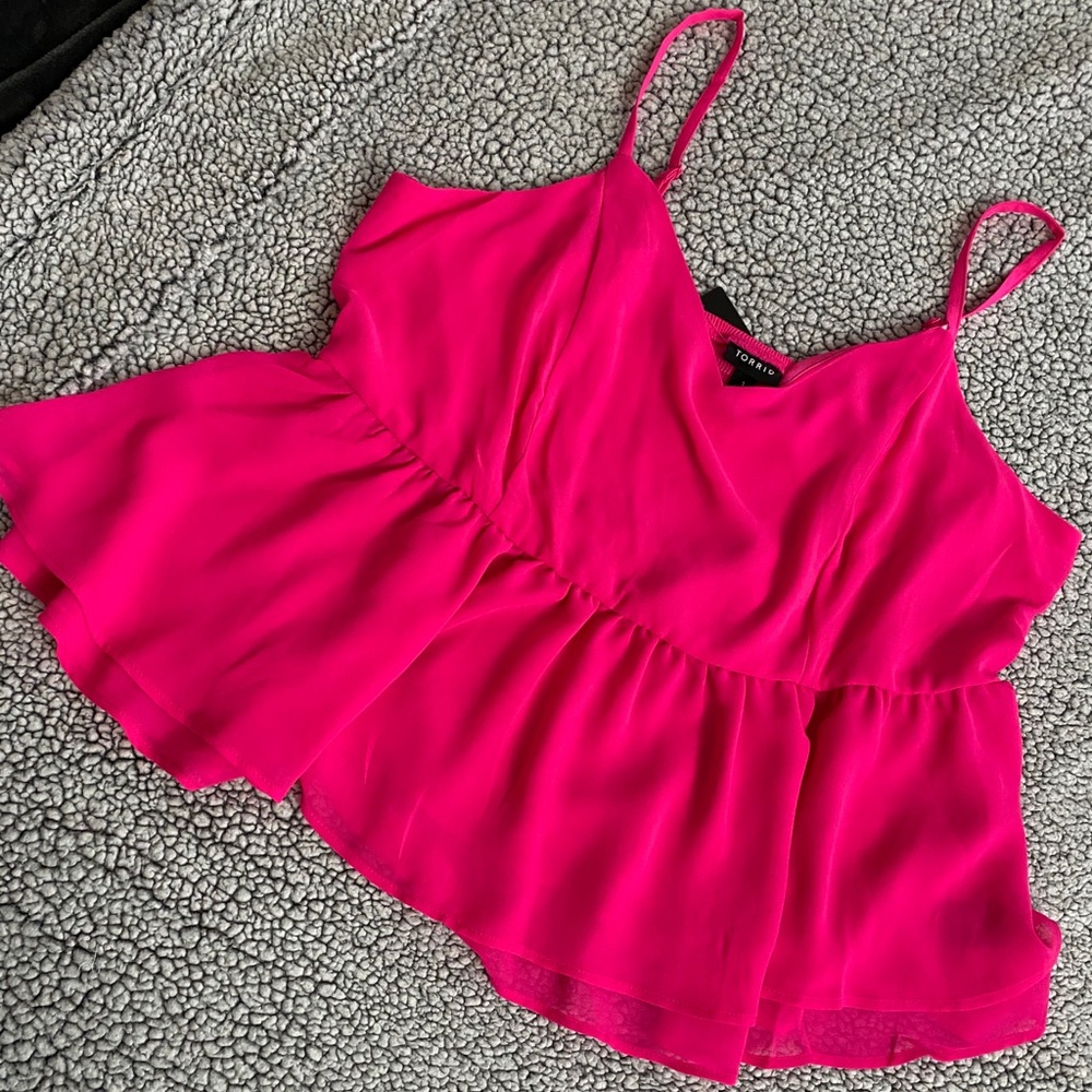Brand new Neon pink blouse
